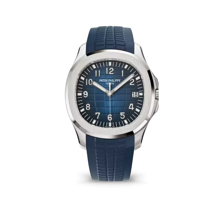 Patek Philippe Aquanaut Blue Dial 18K White Gold Men’s Watch 5168G-001