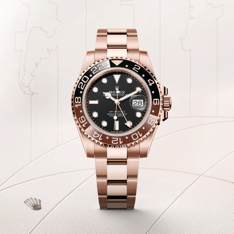 Rolex GMT-Master II Oyster, 40 mm, Everose gold M126715CHNR