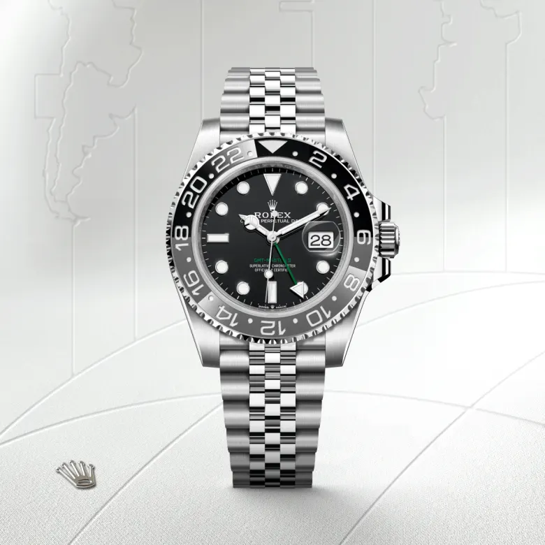 Rolex GMT-Master II Oyster, 40 mm, Oystersteel M126710GRNR